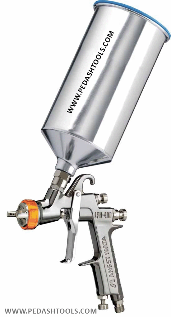 پیستوله بادی کاسه رو فلزی ایواتا Iwata اصل ژاپن مدل LPH400-LVX