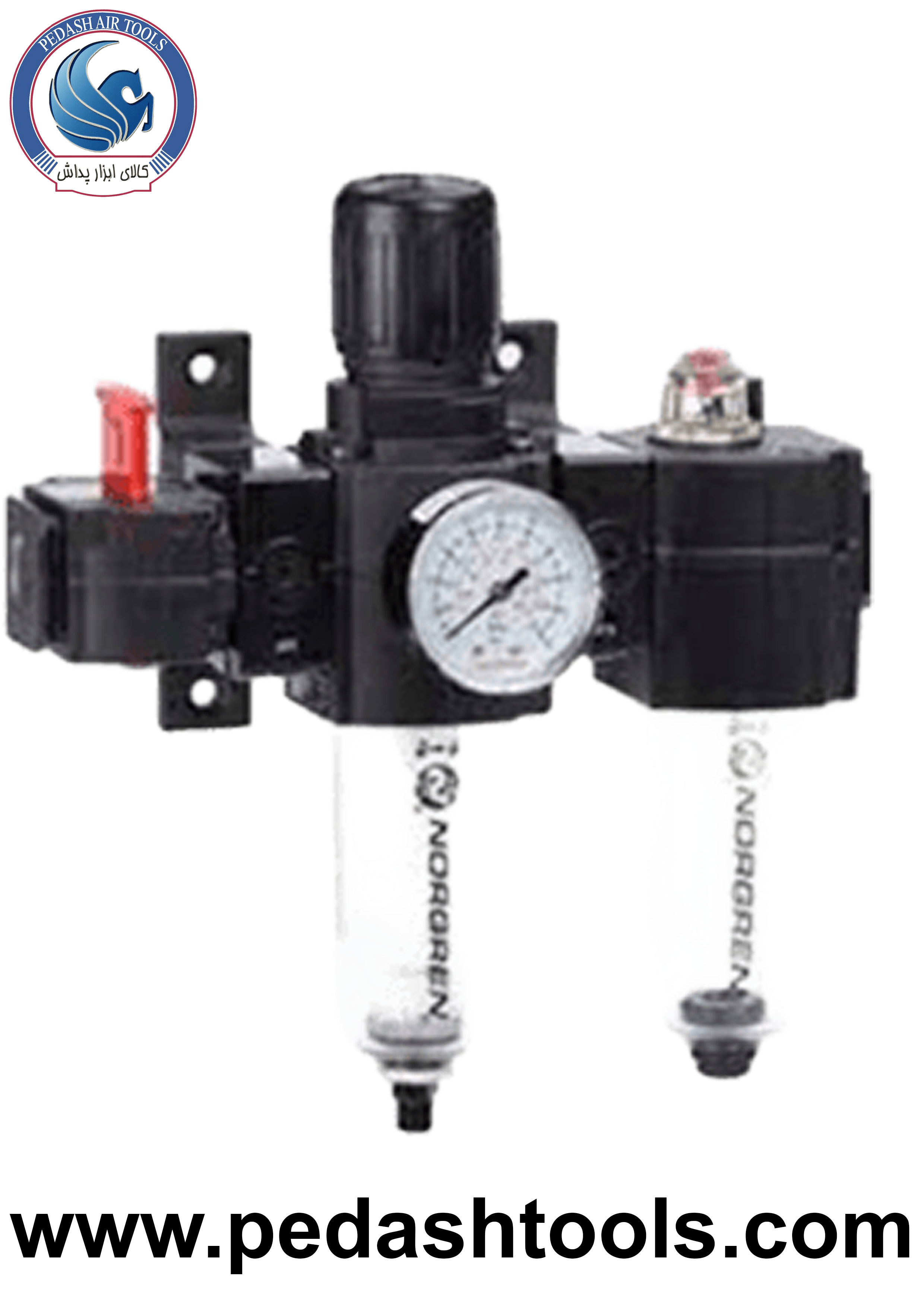 واحد مراقبت پنوماتیکی و فیلتر رگلاتور نورگرن ( Norgeran ) انگلیسی مدل BL73-305G