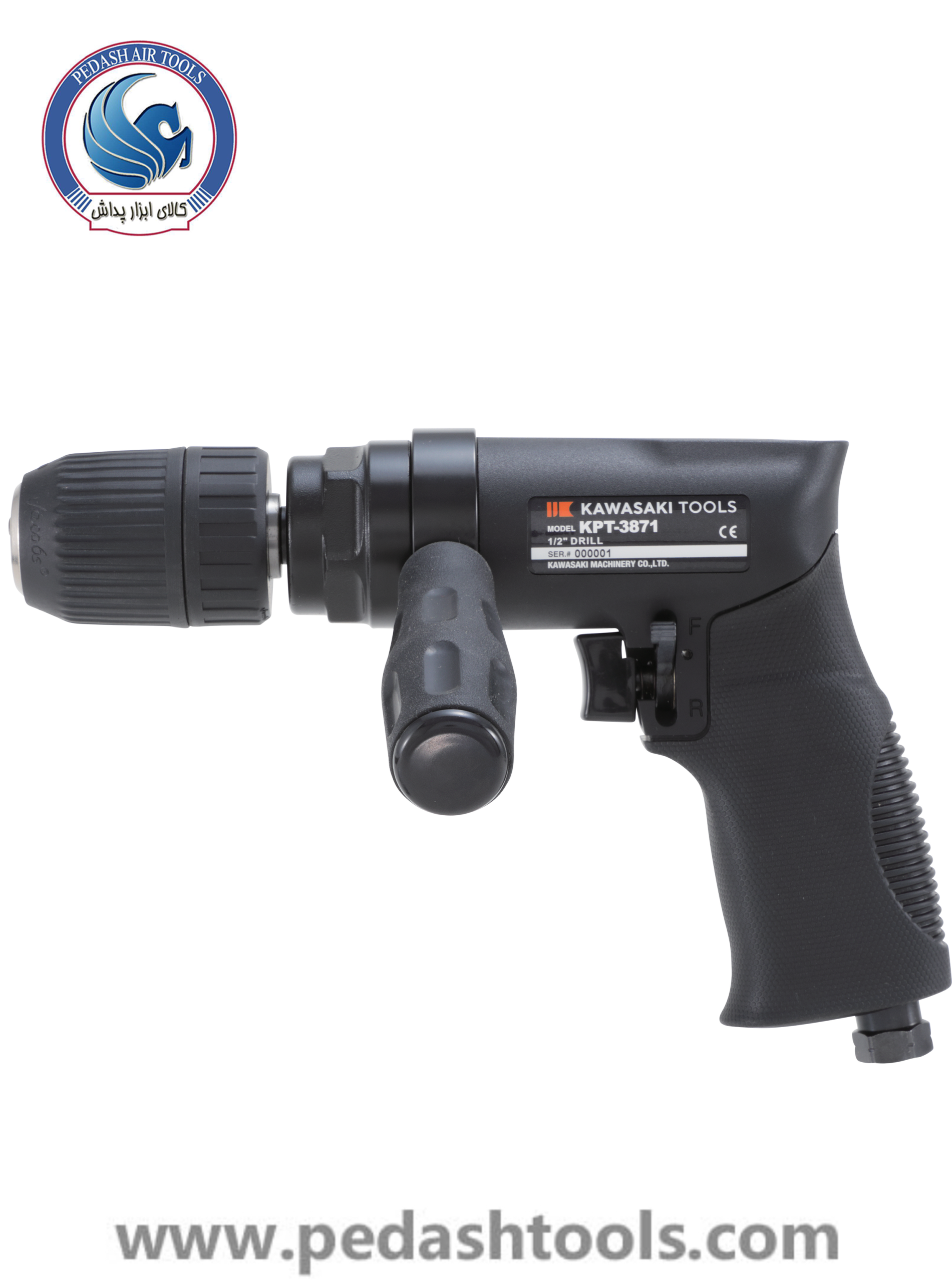 دریل بادی 1/2 اینچ کاوازاکی KAWASAKI ژاپن مدل KPT-3871